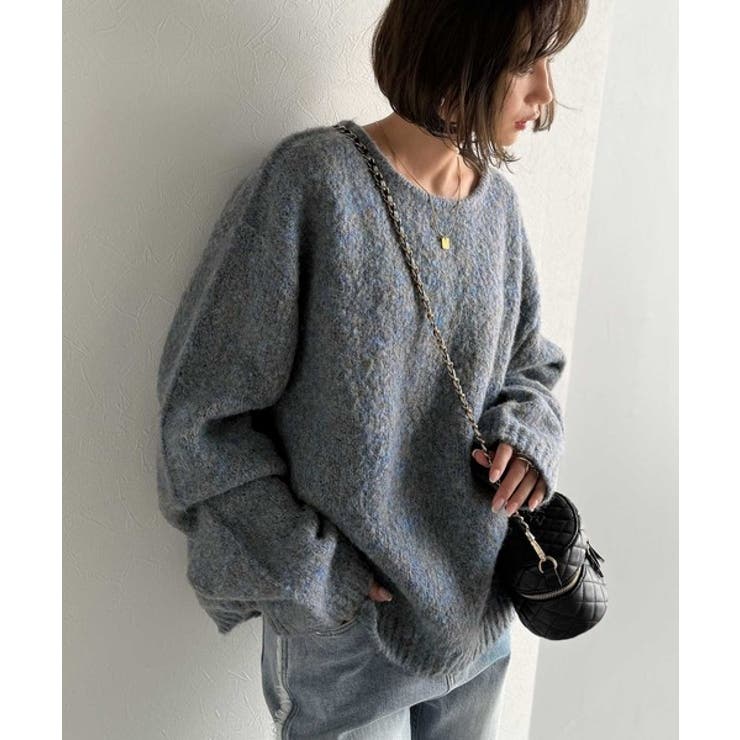 「深みのある大人に。」クルーネックミックスカラー糸ニット Crew neck | Classical Elf Men | 詳細画像31 