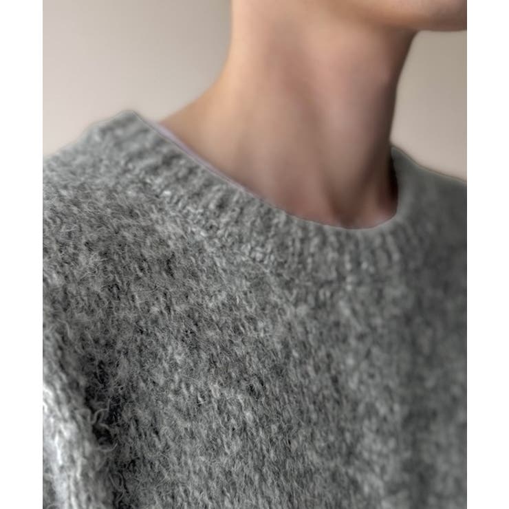 「深みのある大人に。」クルーネックミックスカラー糸ニット Crew neck | Classical Elf Men | 詳細画像42 