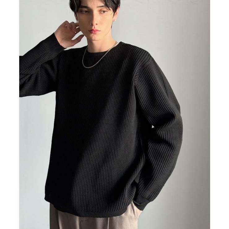 「ベーシックの必需品。」サーマルクルーネックニット Thermal Crew | Classical Elf Men | 詳細画像10 