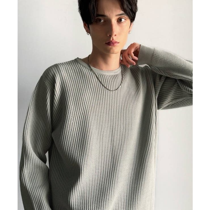 「ベーシックの必需品。」サーマルクルーネックニット Thermal Crew | Classical Elf Men | 詳細画像21 