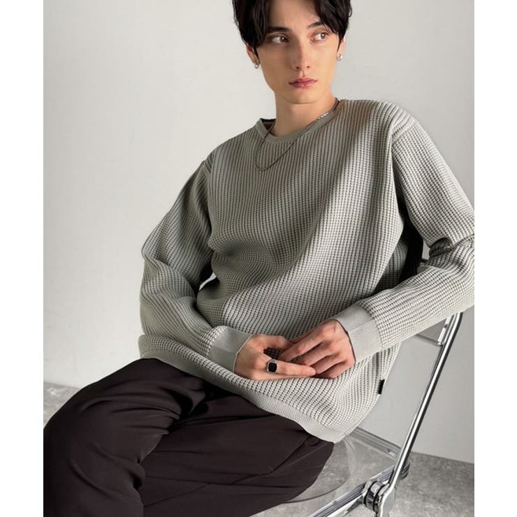 「ベーシックの必需品。」サーマルクルーネックニット Thermal Crew | Classical Elf Men | 詳細画像23 
