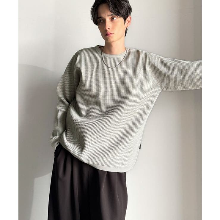 「ベーシックの必需品。」サーマルクルーネックニット Thermal Crew | Classical Elf Men | 詳細画像24 