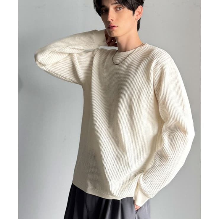 「ベーシックの必需品。」サーマルクルーネックニット Thermal Crew | Classical Elf Men | 詳細画像6 