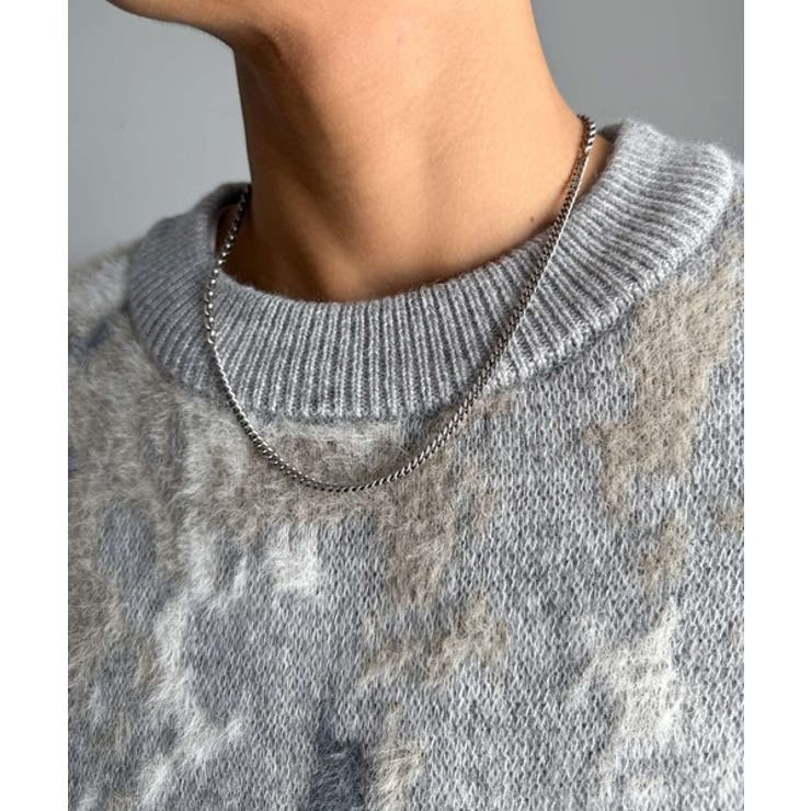 ニュアンス柄Wジャガードシャギーニット Nuanced Pattern | Classical Elf Men | 詳細画像28 