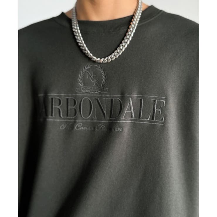 刺繍カレッジロゴ裏起毛スウェット Embroidered College | Classical Elf Men | 詳細画像15 