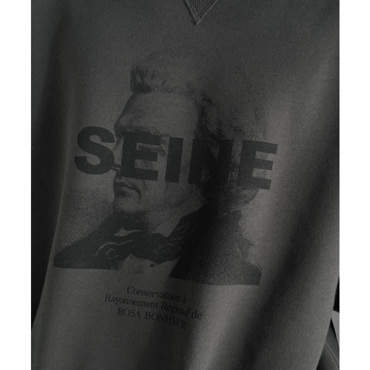 肖像画裏起毛スウェット Face Art | Classical Elf Men | 詳細画像11 