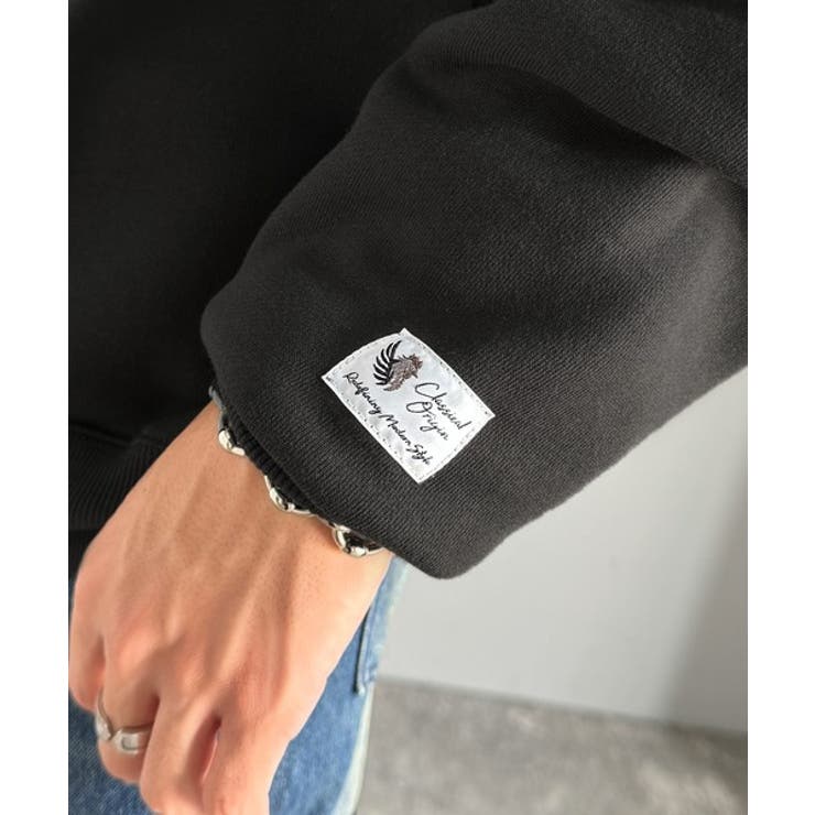 肖像画裏起毛スウェット Face Art | Classical Elf Men | 詳細画像12 