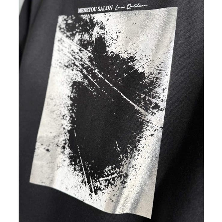 かすれボックス箔裏起毛スウェット Foil Printed | Classical Elf Men | 詳細画像13 