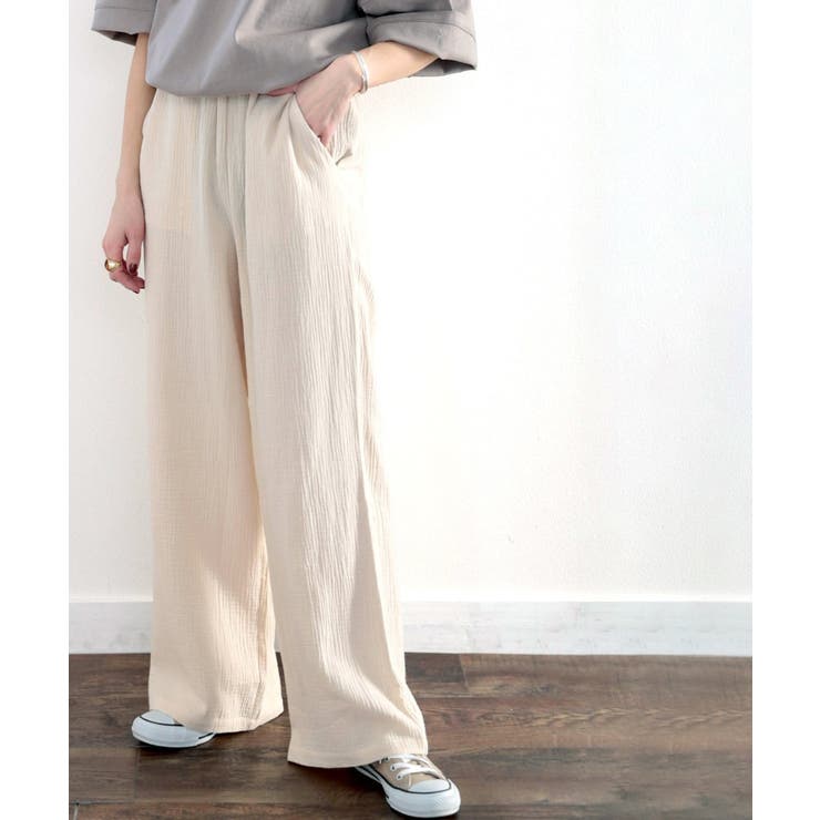 さらり、軽やか。リラックスstyleキマる、ダブルガーゼ楊柳