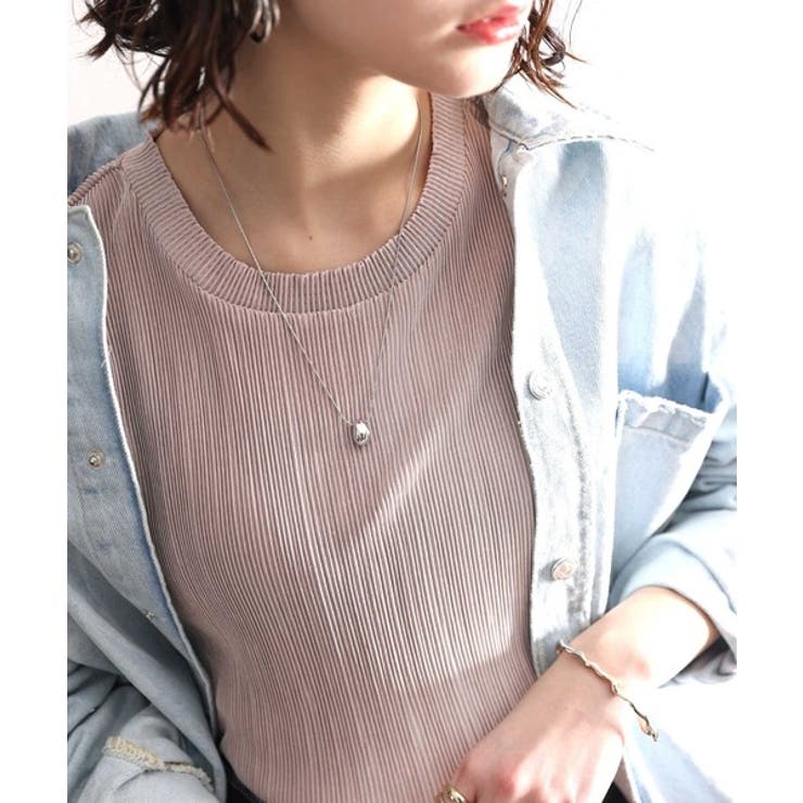 プリーツLOVER。メロープリーツ5分袖トップス | Classical Elf  | 詳細画像14 