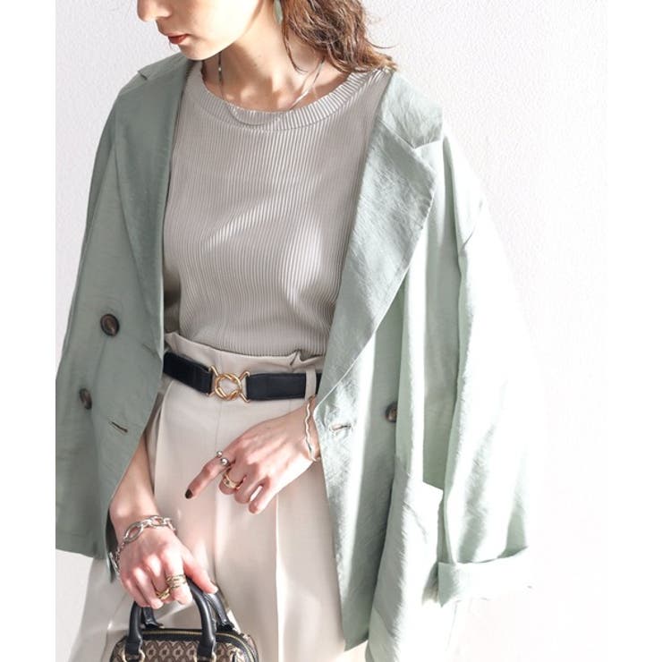 プリーツLOVER。メロープリーツ5分袖トップス | Classical Elf  | 詳細画像19 