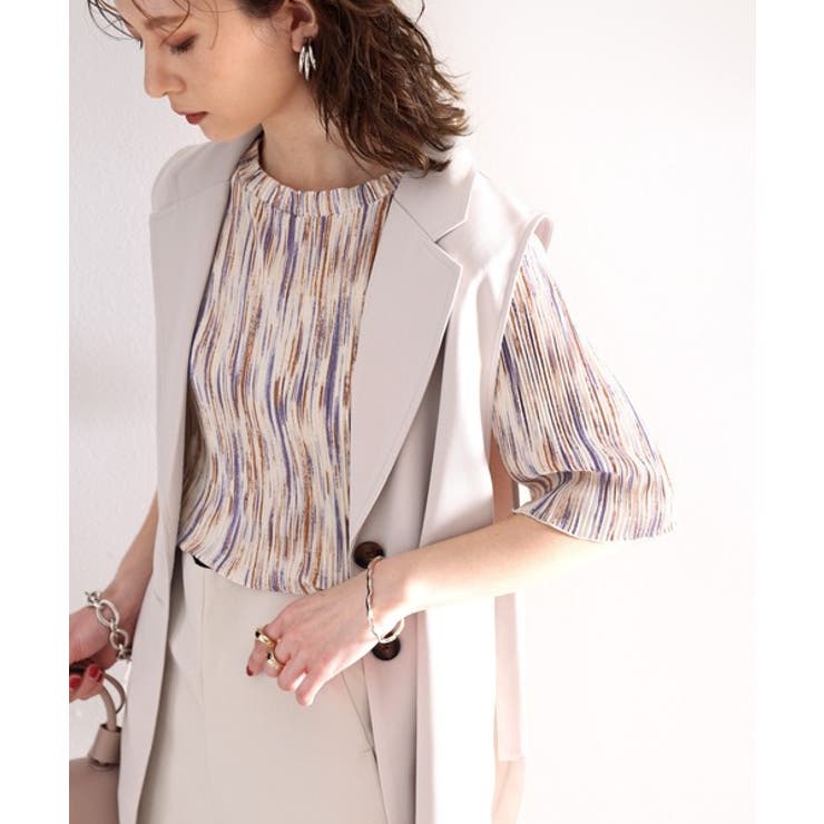 プリーツLOVER。メロープリーツ5分袖トップス | Classical Elf  | 詳細画像29 