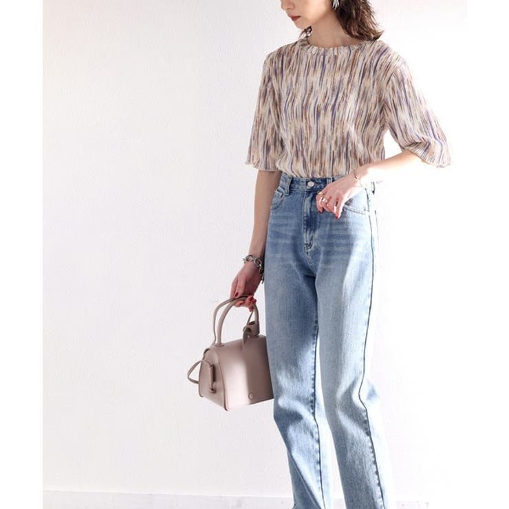 プリーツLOVER。メロープリーツ5分袖トップス | Classical Elf  | 詳細画像30 