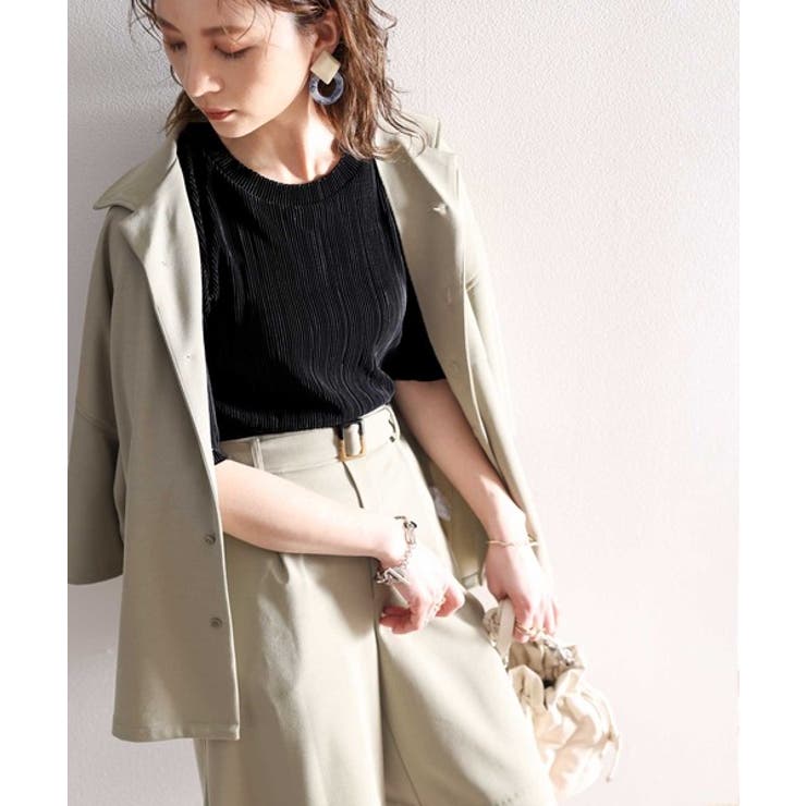 プリーツLOVER。メロープリーツ5分袖トップス | Classical Elf  | 詳細画像35 