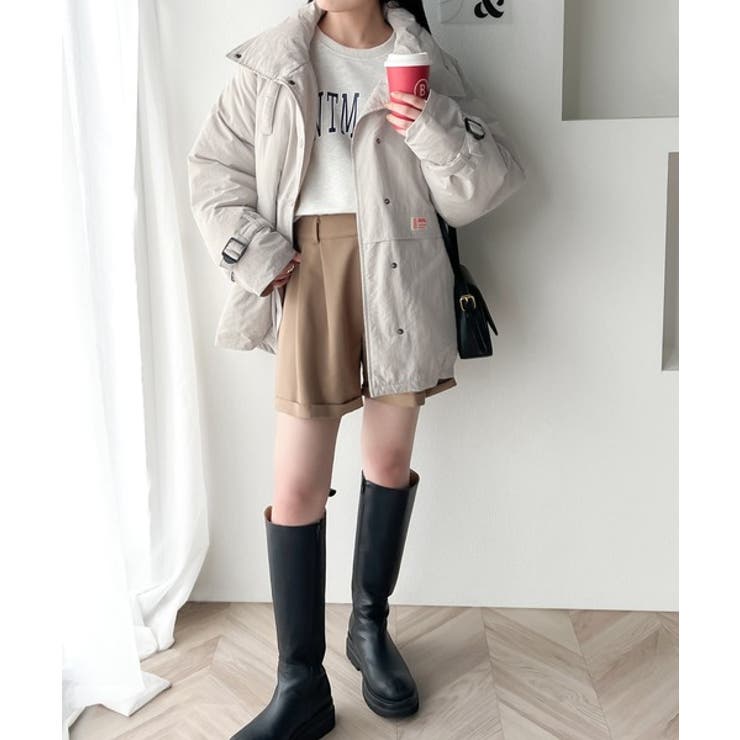 JaVa ジャバコラボ》大人カジュアルの決定版。軽量中綿スタンドベルト