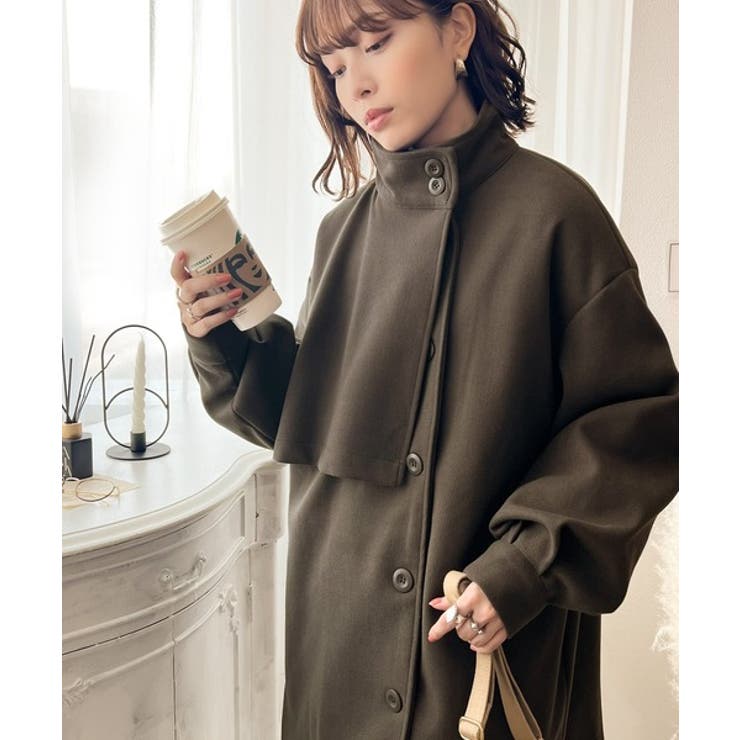 City shop 2021冬モデル スタンドネックコート
