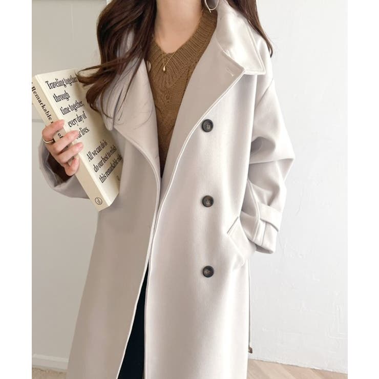 【美品】ノーリーズ　ノーカラー ライトベージュ ロングコート 美品】ノーリーズ ノーカラー ライトベージュ ロングコート 2025