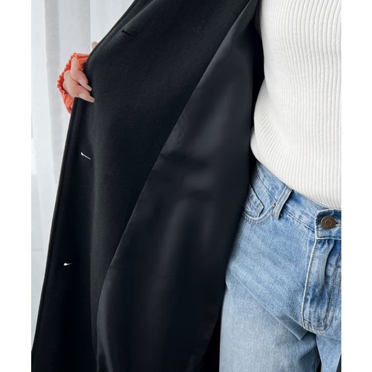 360度上品魅せ。2wayスタンドカラーボリュームスリーブニットモッサトレンチコ… | Classical Elf  | 詳細画像41 