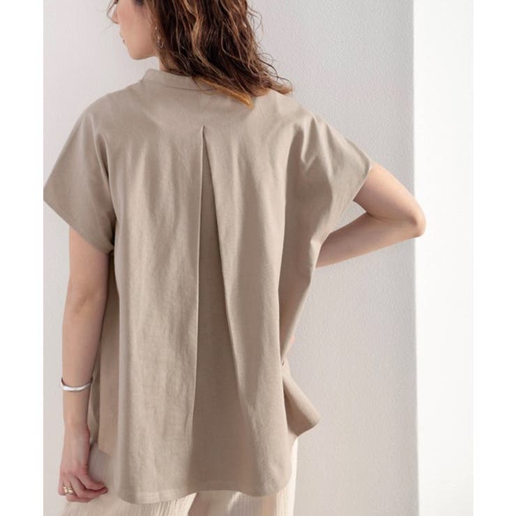 シャツ見えするのにシワになりにくい！綿100％。しっかり生地のバンドカラーカット… | Classical Elf  | 詳細画像4 