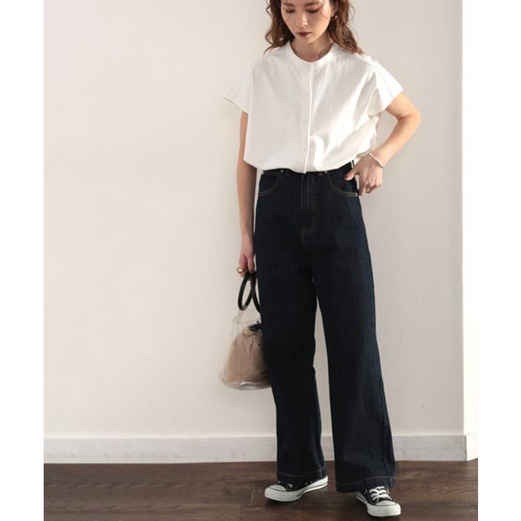 シャツ見えするのにシワになりにくい！綿100％。しっかり生地のバンドカラーカット… | Classical Elf  | 詳細画像19 