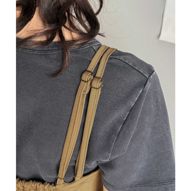 大人のエレガントテイスト。麻調ダブルストラップアシメキャミフレアワンピース | Classical Elf  | 詳細画像24 