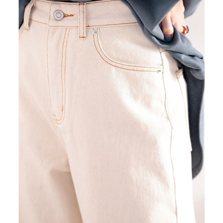 美シルエット。ハイウエストワイドデニムパンツ | Classical Elf  | 詳細画像41 