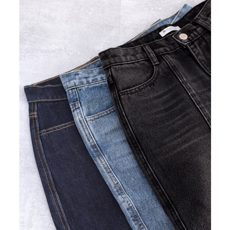 最旬美脚デニム。裾フリンジセミフレアデニムパンツ | Classical Elf  | 詳細画像50 