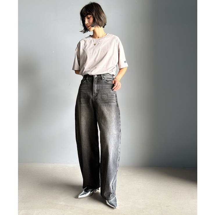 こなれ感抜群の1本。ゆったりシルエットカーブデニムエッグパンツ | Classical Elf  | 詳細画像6