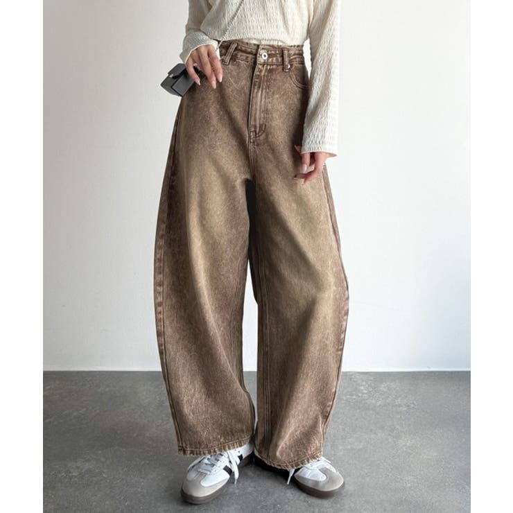 こなれ感抜群の1本。ゆったりシルエットカーブデニムエッグパンツ | Classical Elf  | 詳細画像10