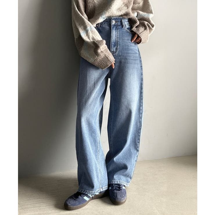 こなれ感抜群の1本。ゆったりシルエットカーブデニムエッグパンツ | Classical Elf  | 詳細画像17