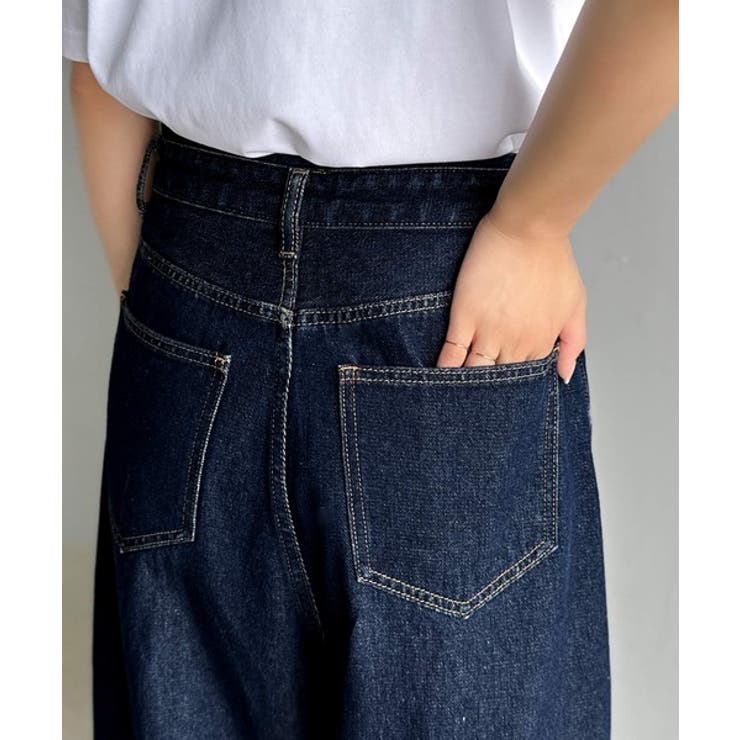 こなれ感抜群の1本。ゆったりシルエットカーブデニムエッグパンツ | Classical Elf  | 詳細画像25