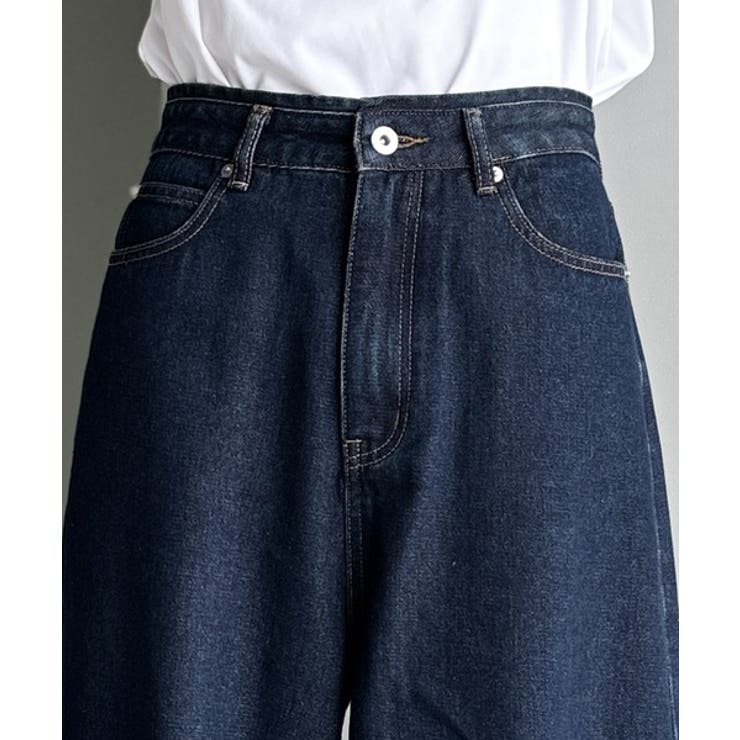 こなれ感抜群の1本。ゆったりシルエットカーブデニムエッグパンツ | Classical Elf  | 詳細画像27