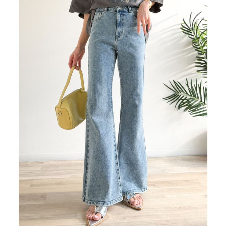 憧れ美脚のマストアイテム！フレアストレッチデニムパンツ | Classical Elf  | 詳細画像28 