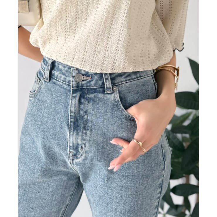 憧れ美脚のマストアイテム！フレアストレッチデニムパンツ | Classical Elf  | 詳細画像37 