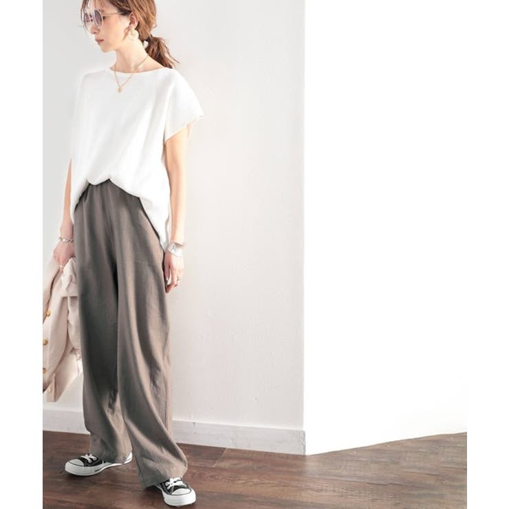 の取扱ショップ一覧 アパルトモン Relax Wide pants サテンワイド