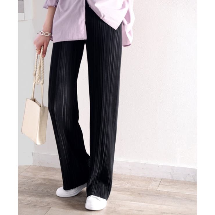 自分好みの丈感に！セルフカットフレアプリーツパンツ | Classical Elf  | 詳細画像5 