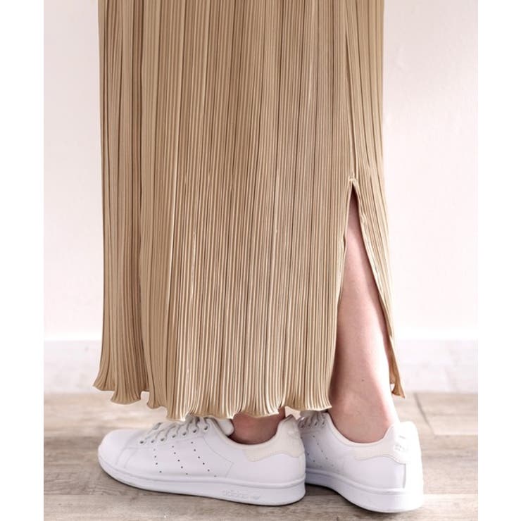 《ms+ ideal》きらり揺らめく。メロープリーツタイトロングスカート | Classical Elf  | 詳細画像27 