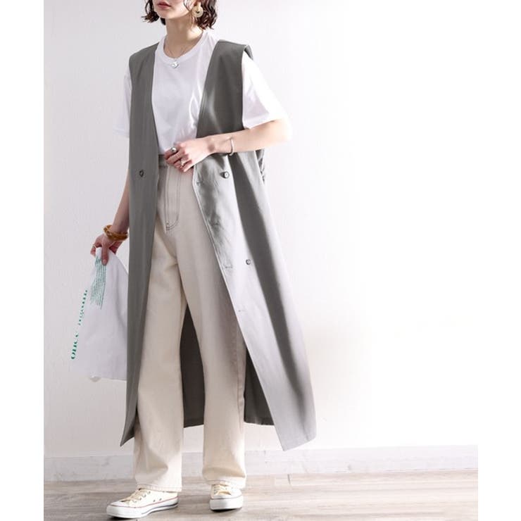 今年の指名買い！コットンリネンダブルボタンジャンパースカート | Classical Elf  | 詳細画像13 