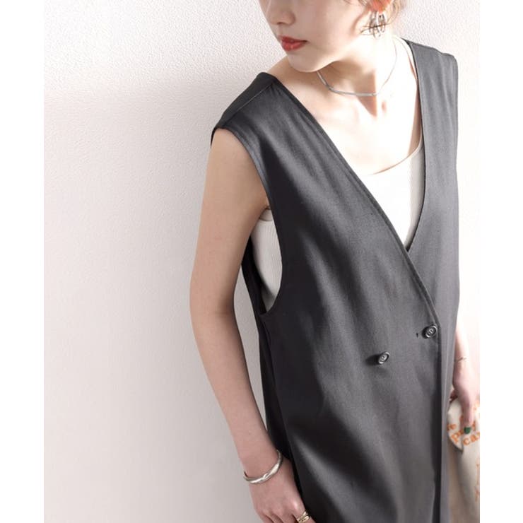 今年の指名買い！コットンリネンダブルボタンジャンパースカート | Classical Elf  | 詳細画像18 