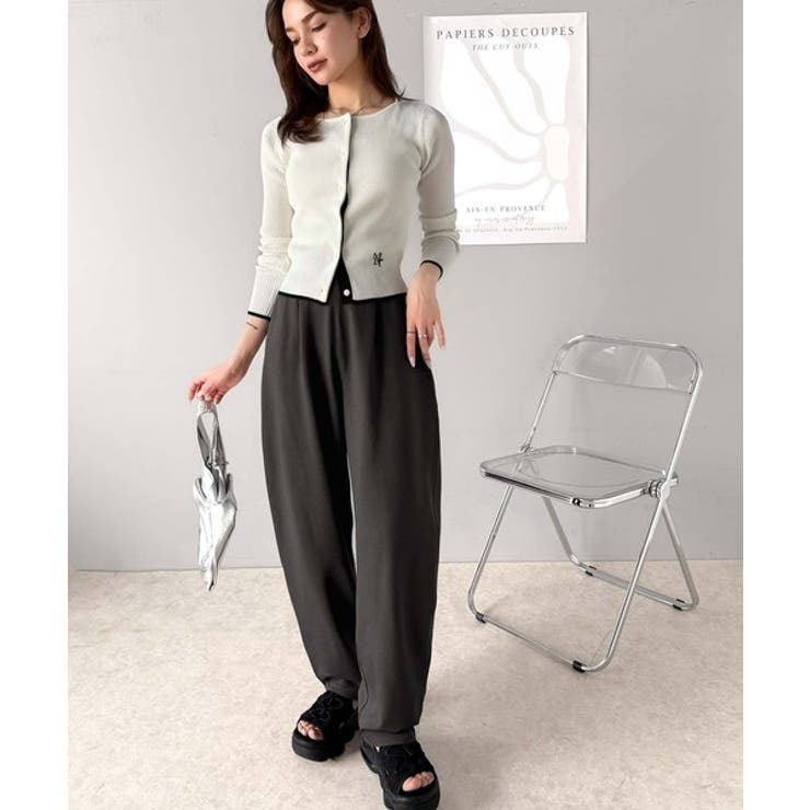 美しいシルエットと至福の履き心地。ウエストゴムポンチカーブパンツ | Classical Elf  | 詳細画像18 