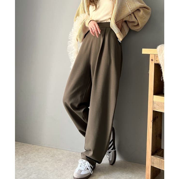 美しいシルエットと至福の履き心地。ウエストゴムポンチカーブパンツ | Classical Elf  | 詳細画像30 