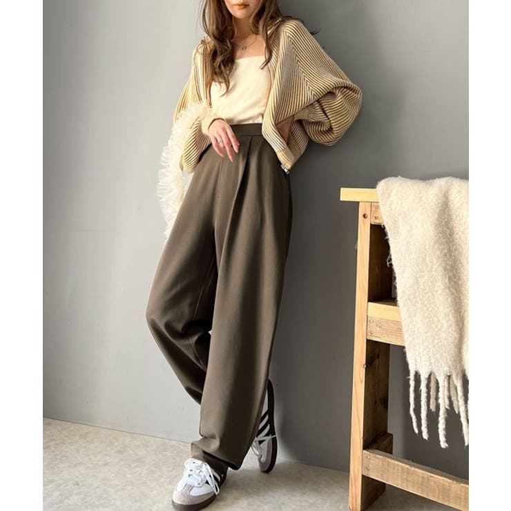 美しいシルエットと至福の履き心地。ウエストゴムポンチカーブパンツ | Classical Elf  | 詳細画像31 