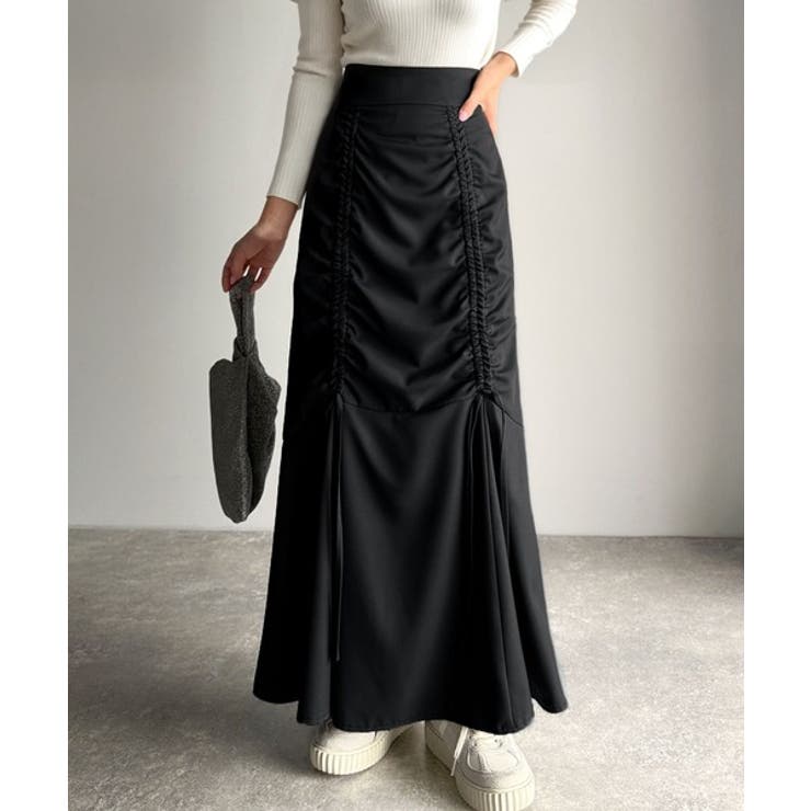 大人可愛い！愛され美ライン。シャーリングリボン使いマーメイド