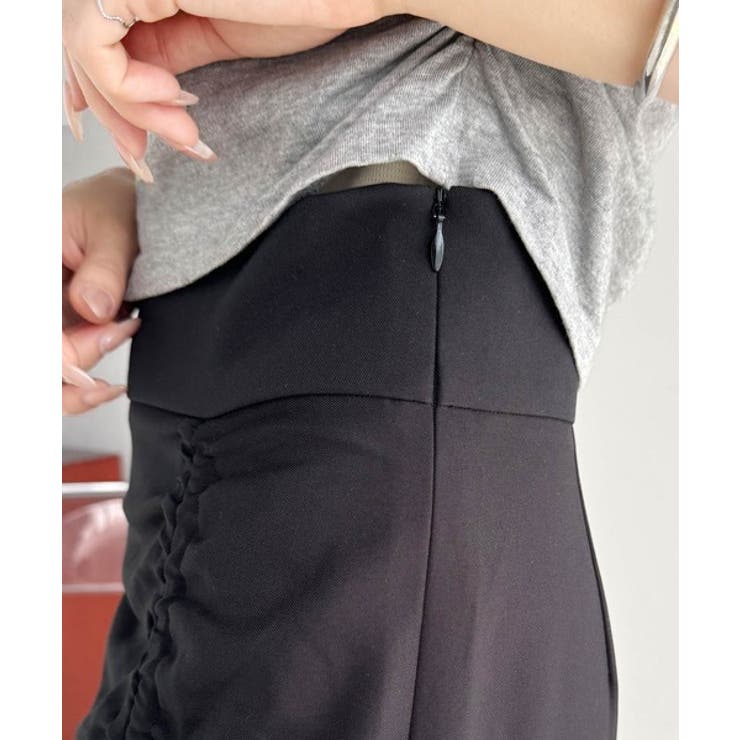 大人可愛い！愛され美ライン。シャーリングリボン使いマーメイドスカート（ロング丈） | Classical Elf  | 詳細画像28 