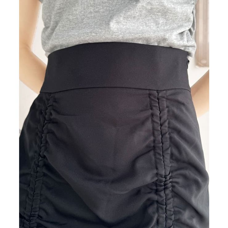 大人可愛い！愛され美ライン。シャーリングリボン使いマーメイドスカート（ロング丈） | Classical Elf  | 詳細画像30 