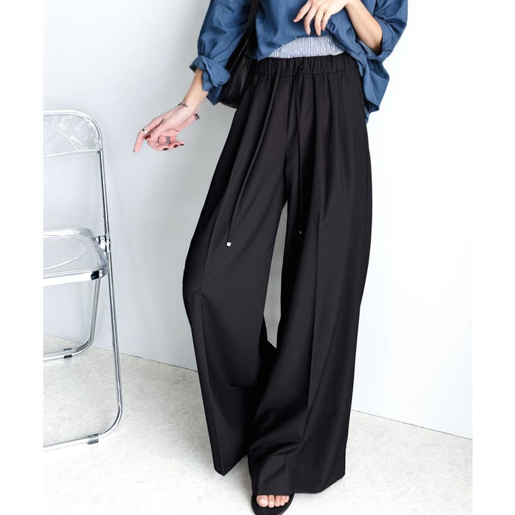 快適大人エレガントスタイル。Wウエストイージーパンツ | Classical Elf  | 詳細画像15 