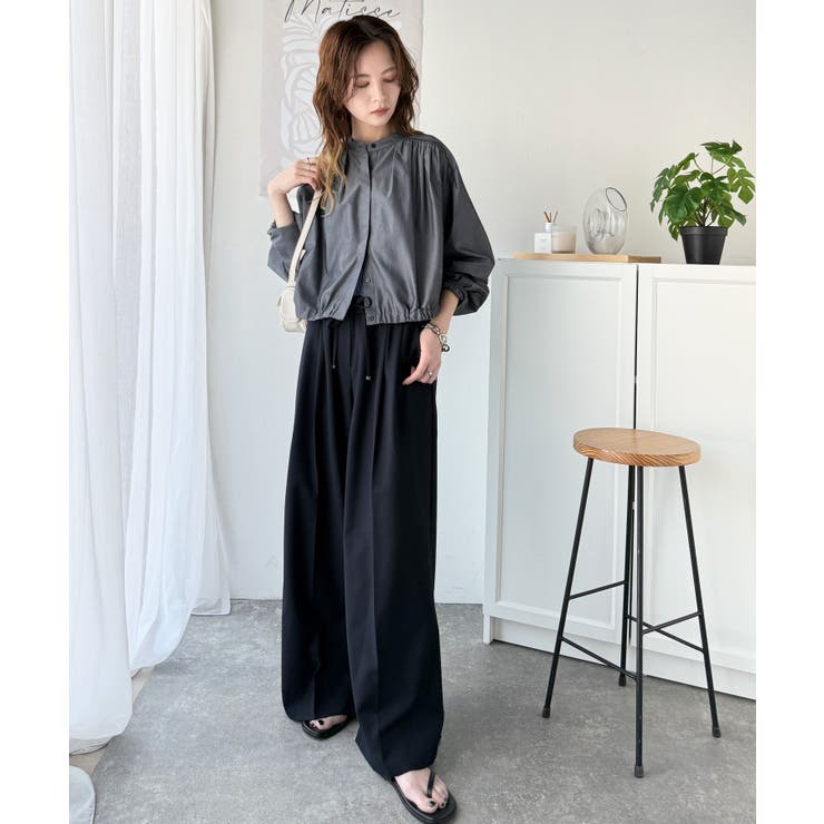 快適大人エレガントスタイル。Wウエストイージーパンツ | Classical Elf  | 詳細画像18 