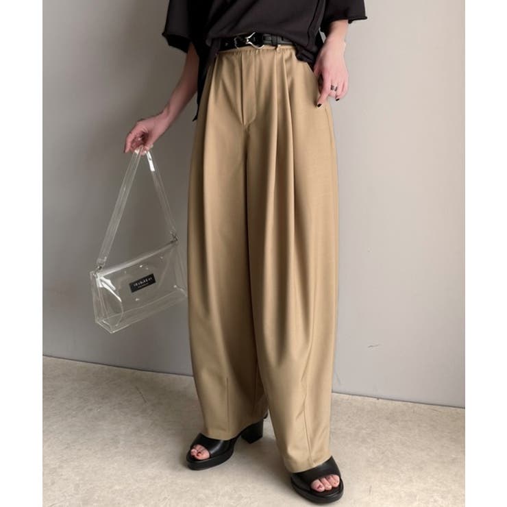 上品なカーブラインで魅了する。コクーンシルエットランタンパンツ | Classical Elf  | 詳細画像24 