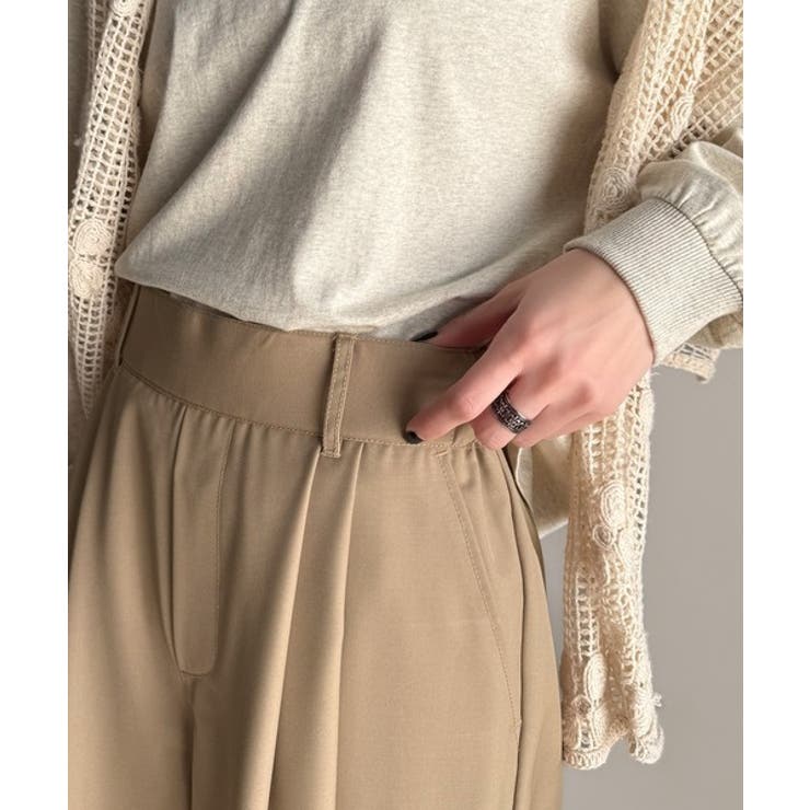 上品なカーブラインで魅了する。コクーンシルエットランタンパンツ | Classical Elf  | 詳細画像26 