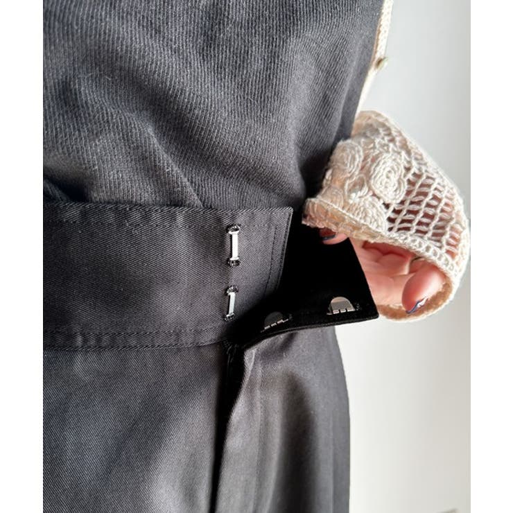 上品なデザインと履き心地。タック使いワイドシルエットハイウエストスラックス | Classical Elf  | 詳細画像24 